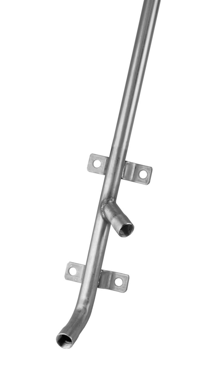 Rohr 1/2", 1000 mm, AG/IG, 2 x 30°