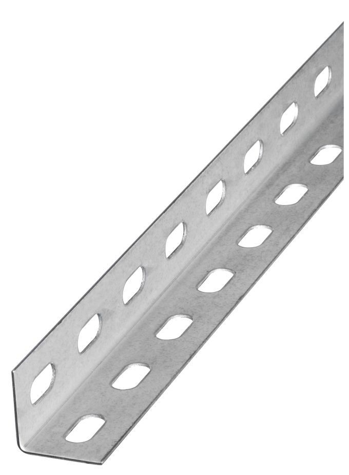 Winkelstange, gelocht, 3000 x 30 x 30 x 2 mm